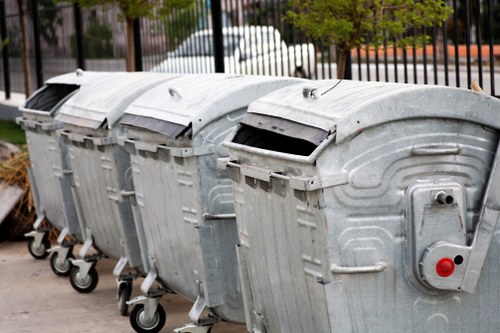Individuals disposing of furniture at Seven Sisters